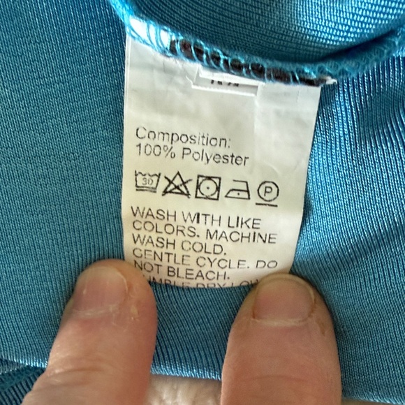 Bright Blue One-Shoulder Ruched Side Tie Dress - Picture 4 of 7